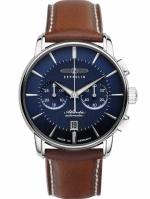 ZEPPELIN Atlantic Ref. 8422-3 automatic chronograph bicompax 42mm 5ATM