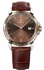 JOWISSA LEWY 3 Bicolor Ref. J4.240.L - Ronda Swiss Quartz Movement - Brown Sunray Dial