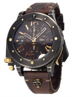 U-BOAT U-42 UNICUM Ref. 6473 Chrono Titanium Gold 47 mm Limited Edition X/99