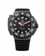 TECHNOLOGY BRANDS STRUMENTO MARINO ABISSO PROFESSIONAL DIVER HV 100 ATM REF. SM129S/BK/NR/NR QUARTZ CAL 2415