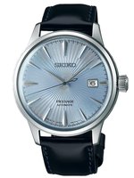 TECHNOLOGY BRANDS SEIKO Ref. SRPB43J1 Presage Automatic Cal. Seiko 4R35 silver blue ray dial